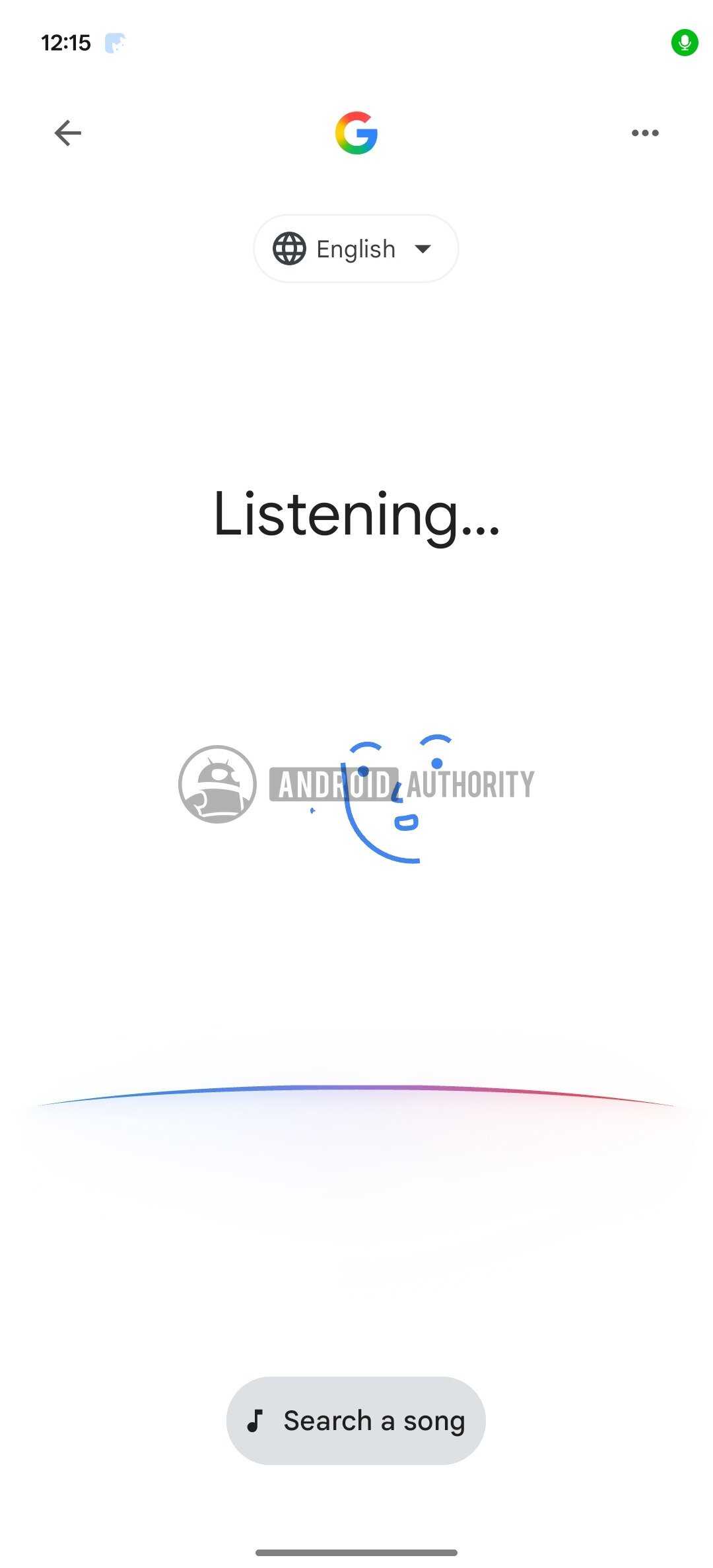 Google voice search current watermarked