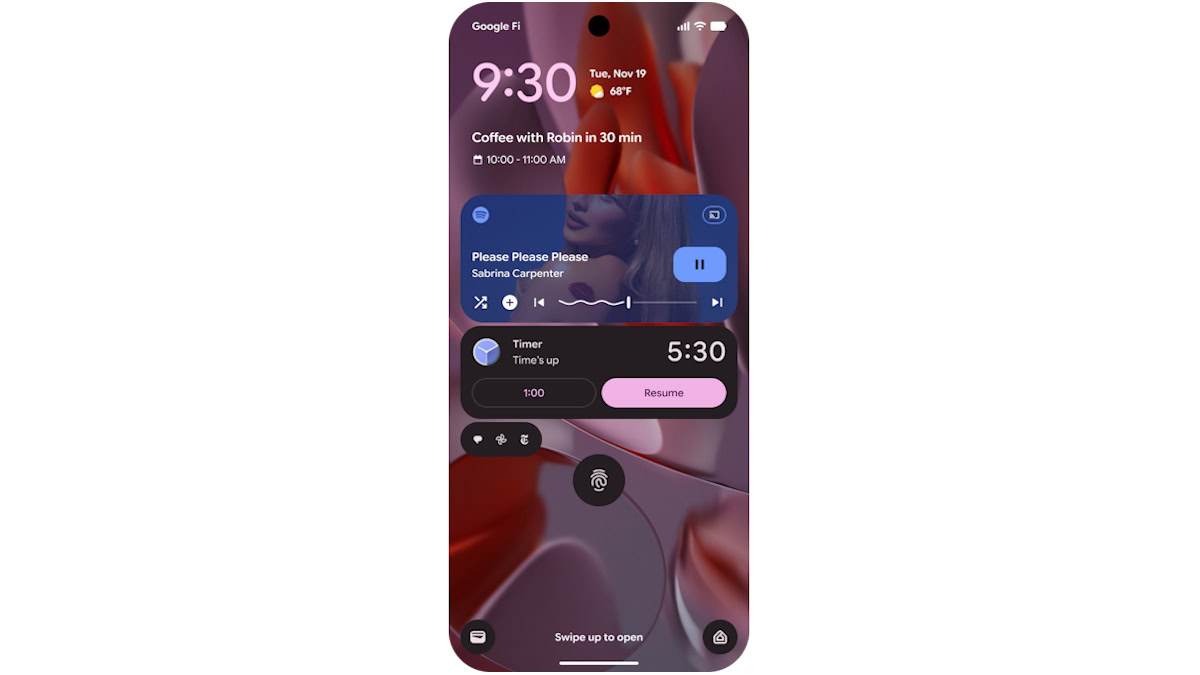 Metric Style notification Template for Live Update for Clock timer app on Android 17 Metric Style notification Template for Live Update for Clock timer app on Android 17