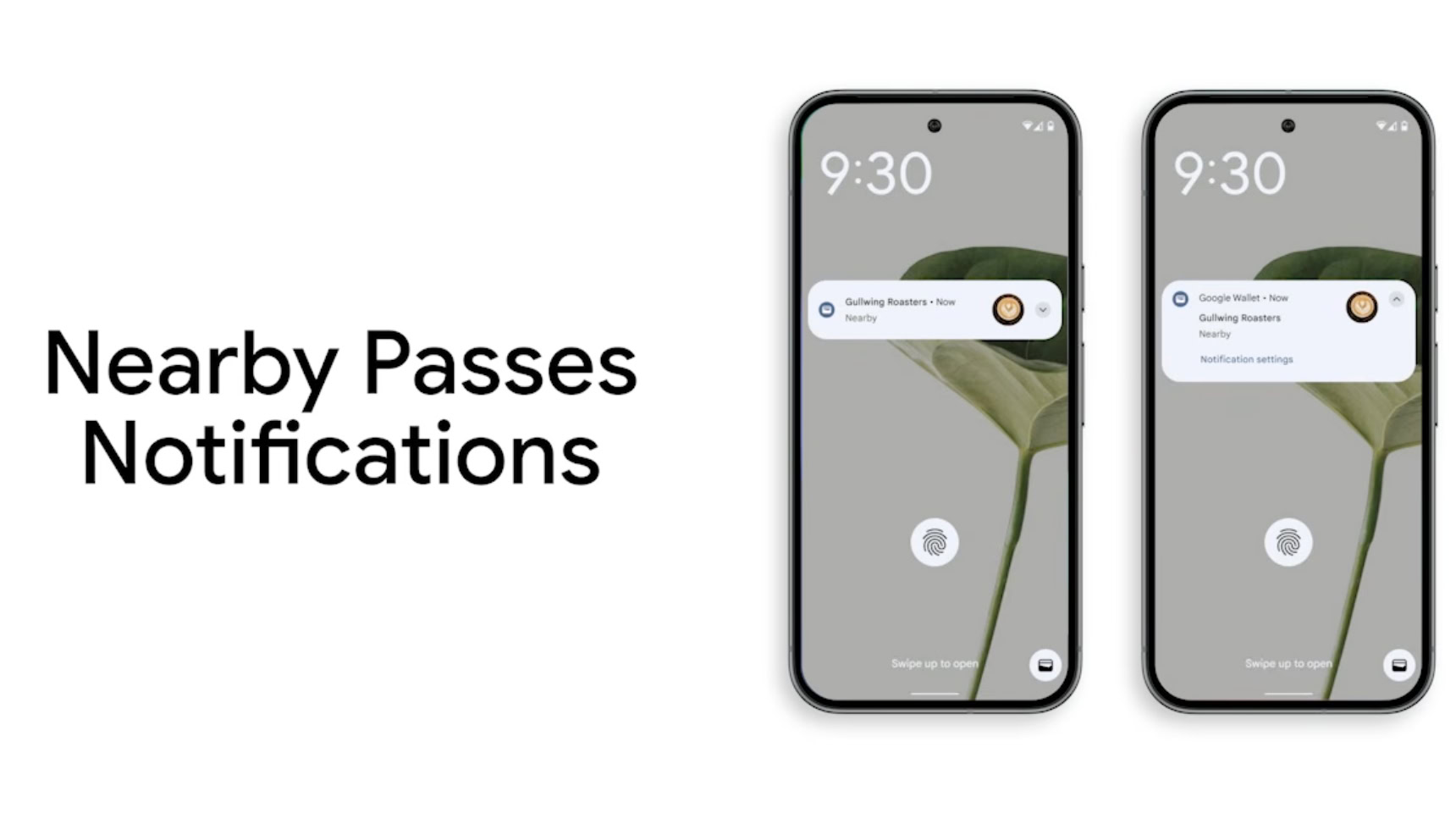 Nearby Passes Google Wallet