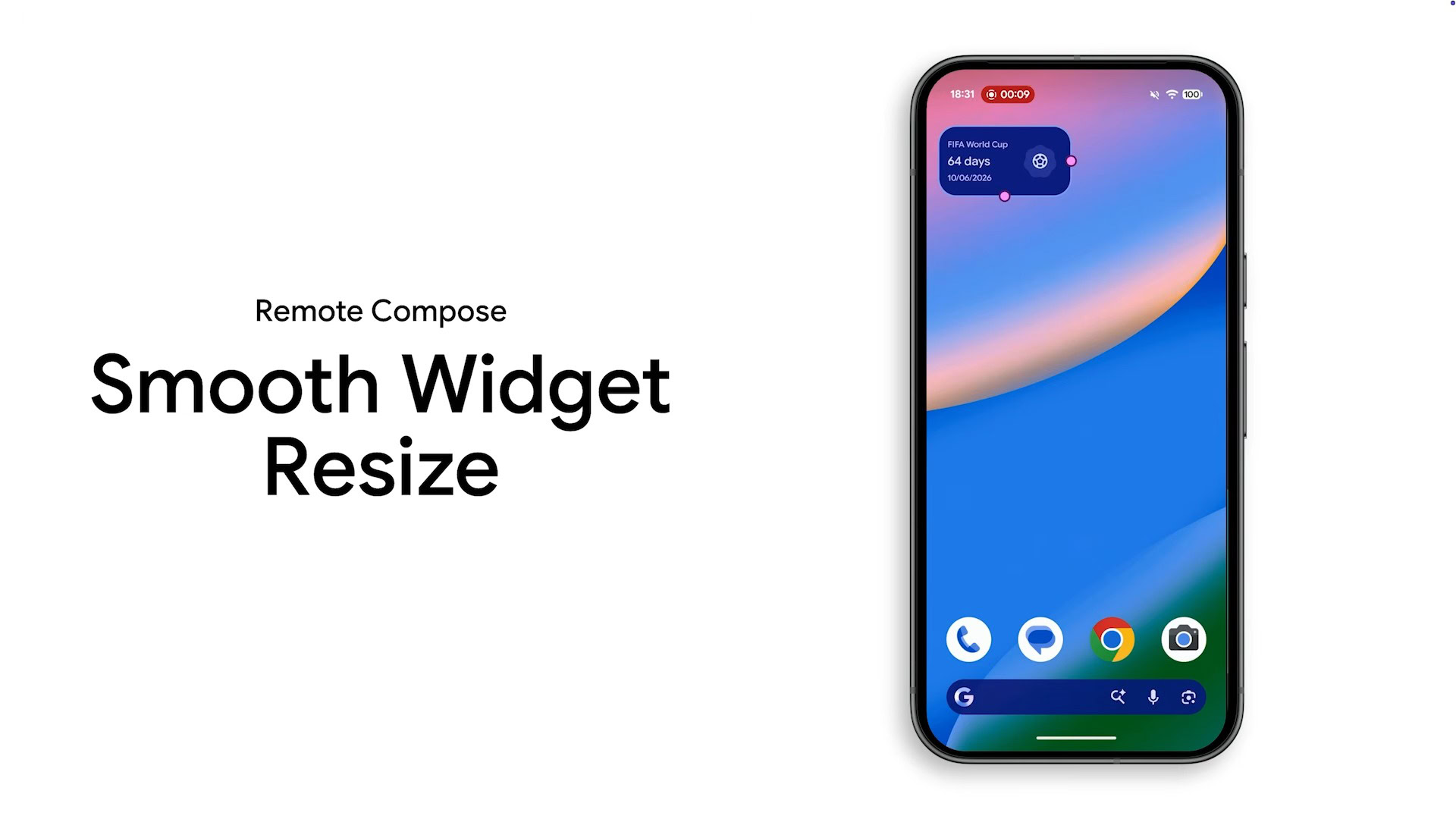 New Jetpack Glance Remote Compose feature Smooth Widget Resizing (1)