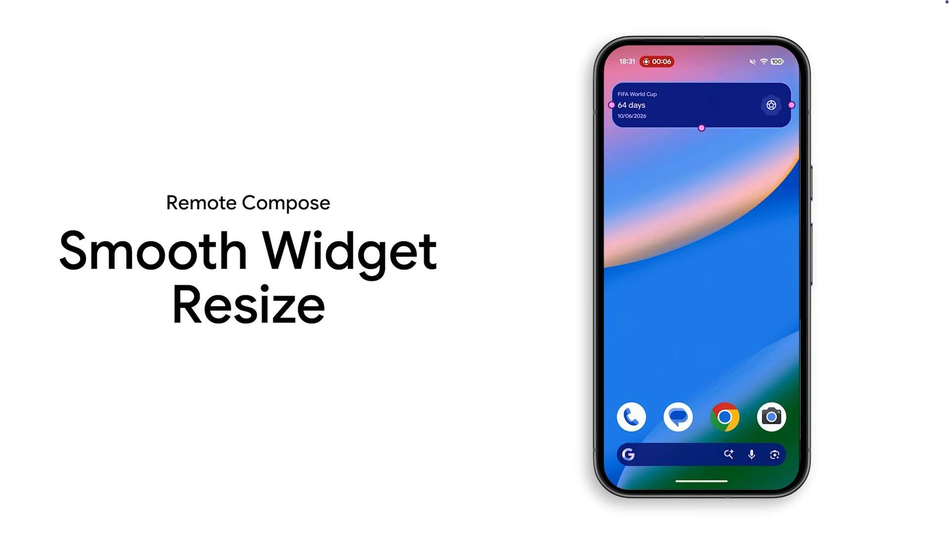 New Jetpack Glance Remote Compose feature Smooth Widget Resizing (2)