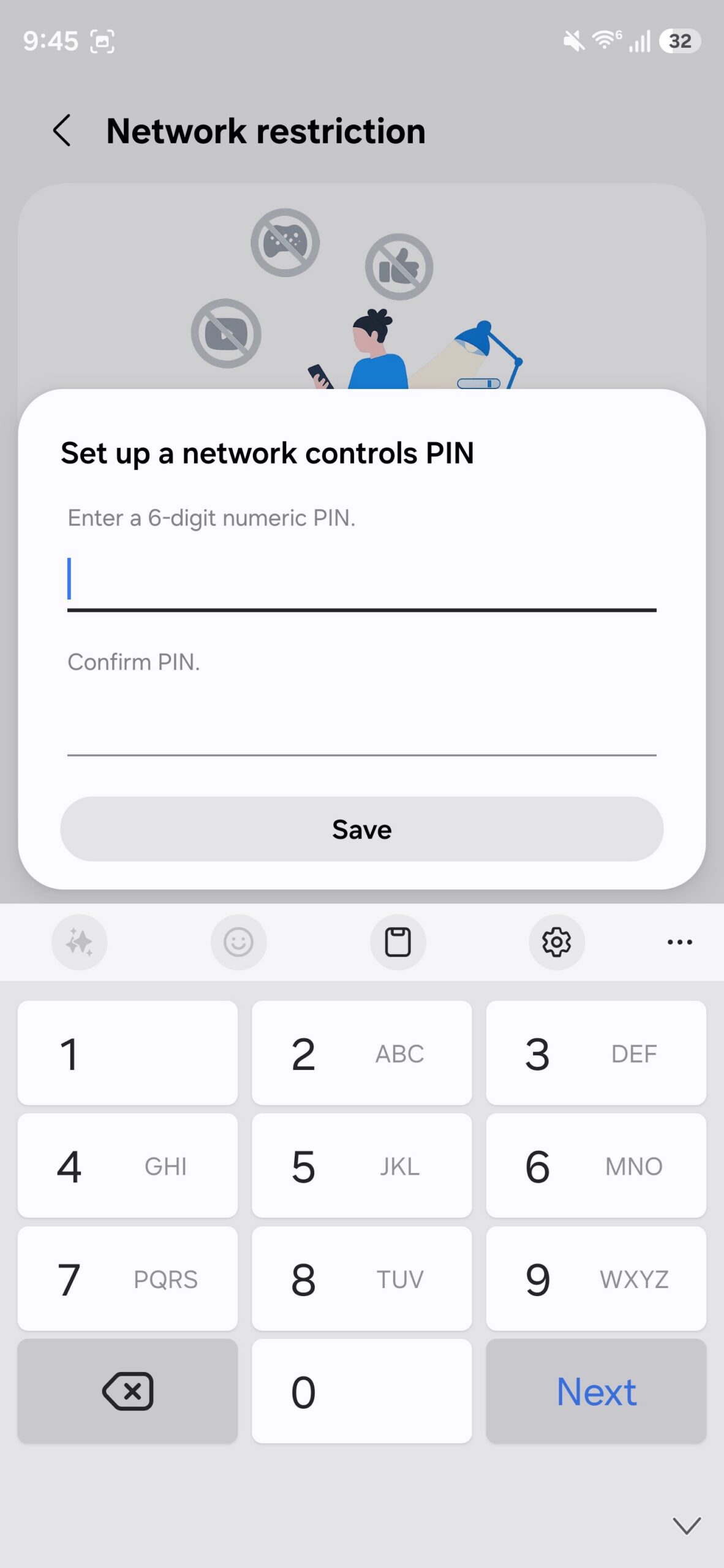 One UI 9 Network Management for concentration 2
