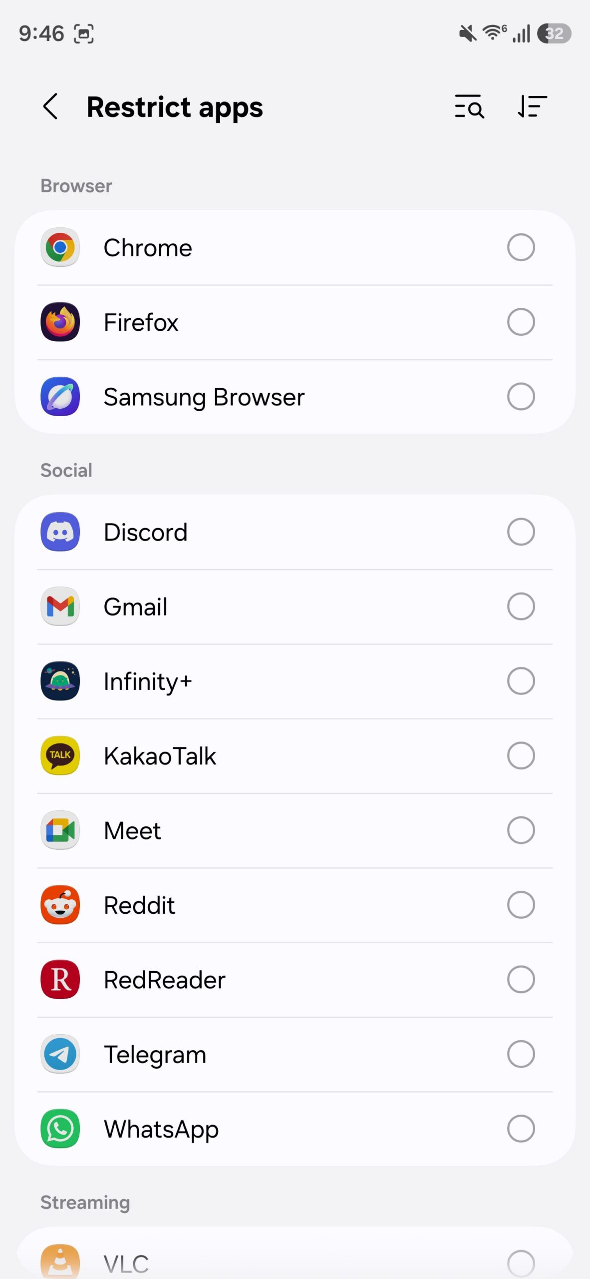 One UI 9 Network Management for concentration 5
