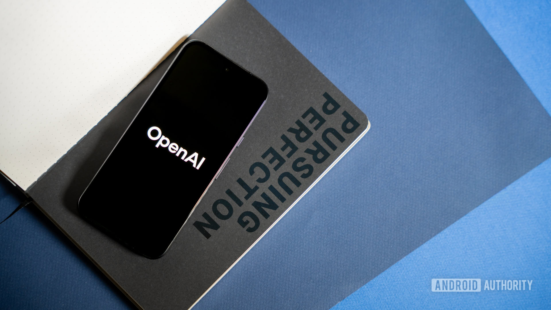 Open AI ChatGPT logo on phone stock photo 3