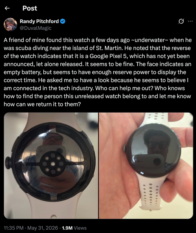 Pixel Watch 5 Leak X Post Pixel Watch 5 Leak X Post