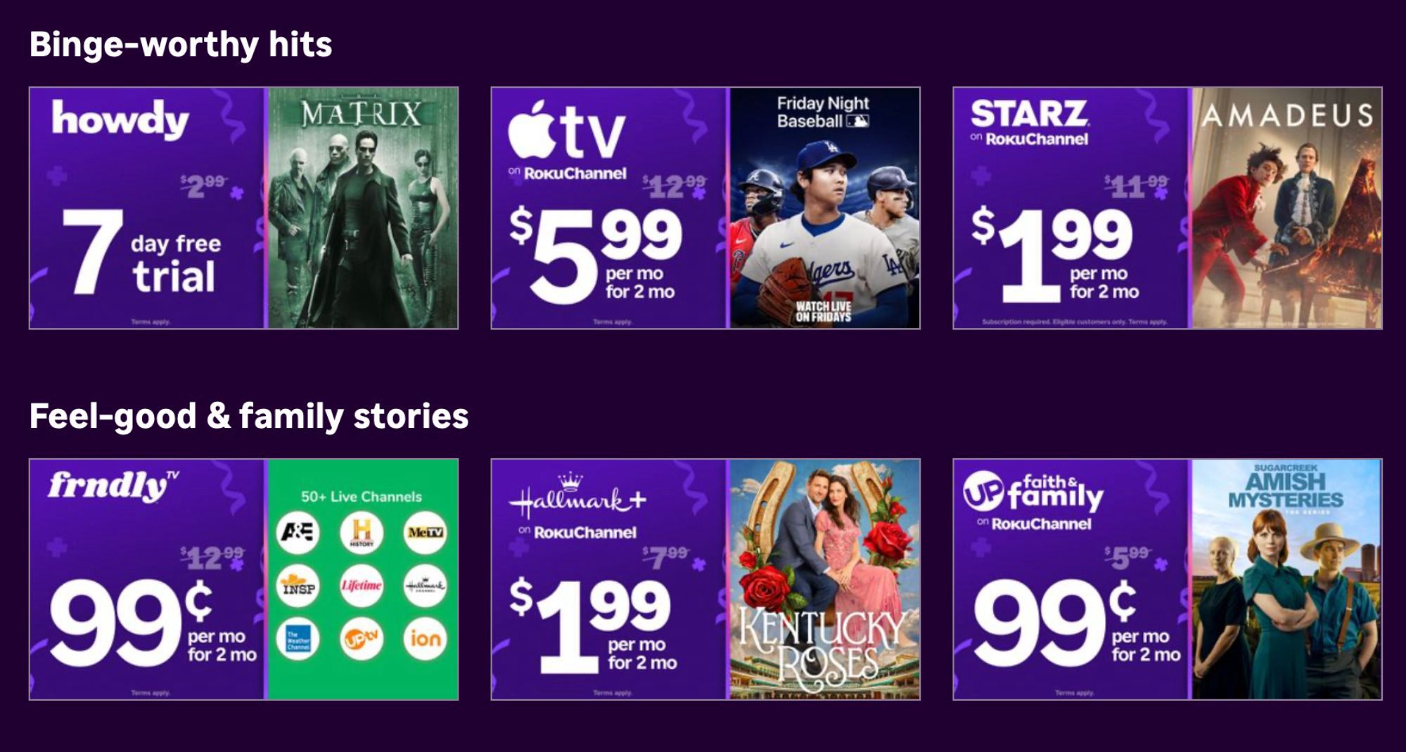 Roku streaming deals 1