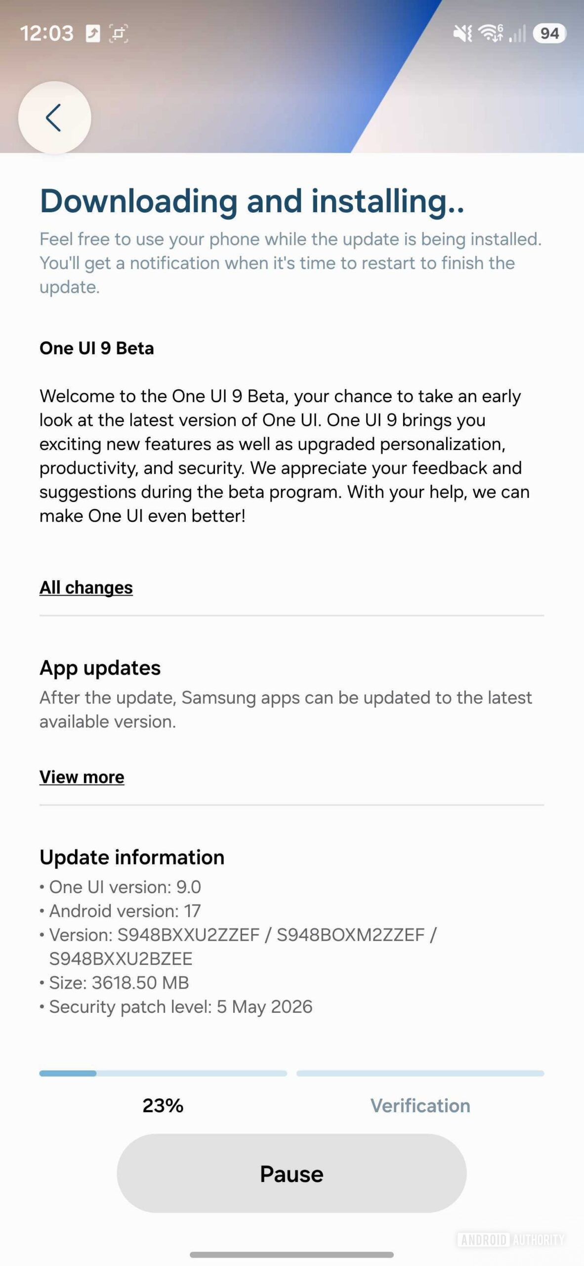 Samsung One UI 9 Software update (2)