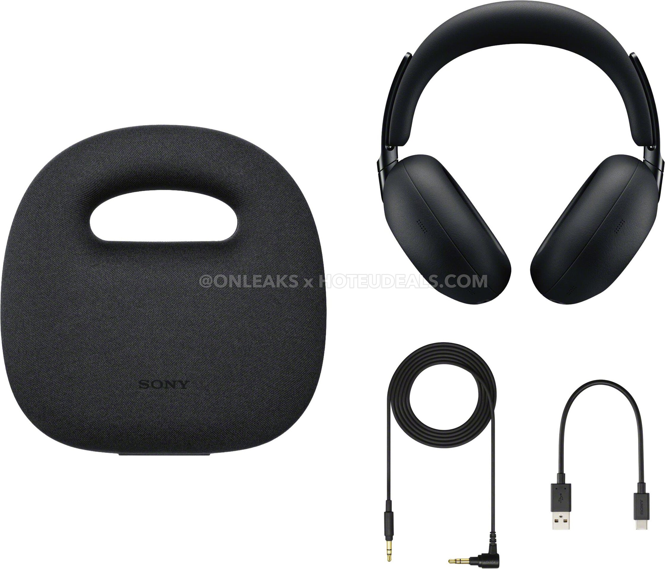 Sony the collexion headphones black case