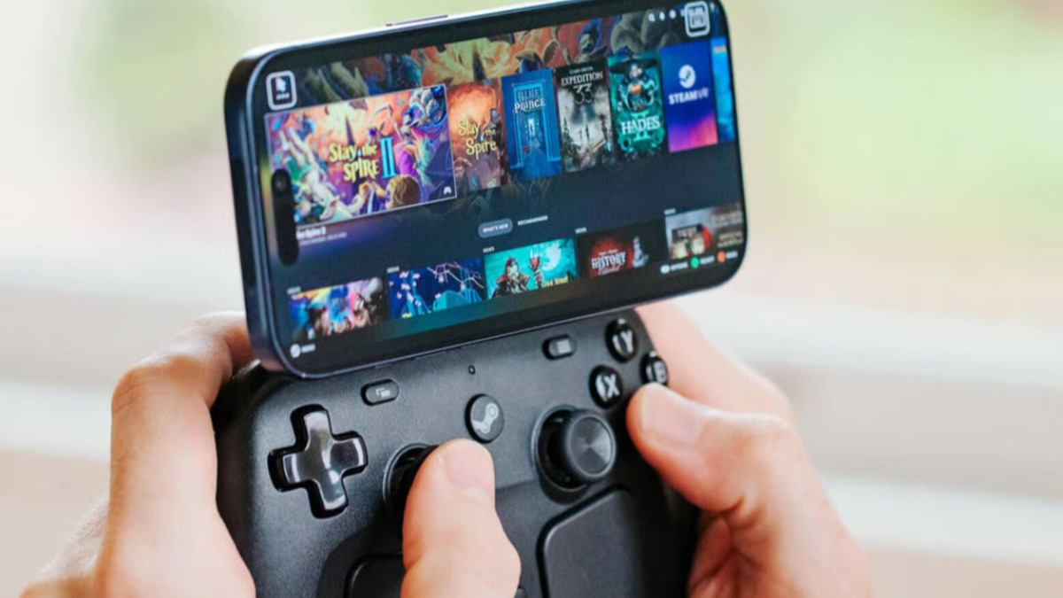 Transform your new Steam Controller into a makeshift Steam Deck with this accessory