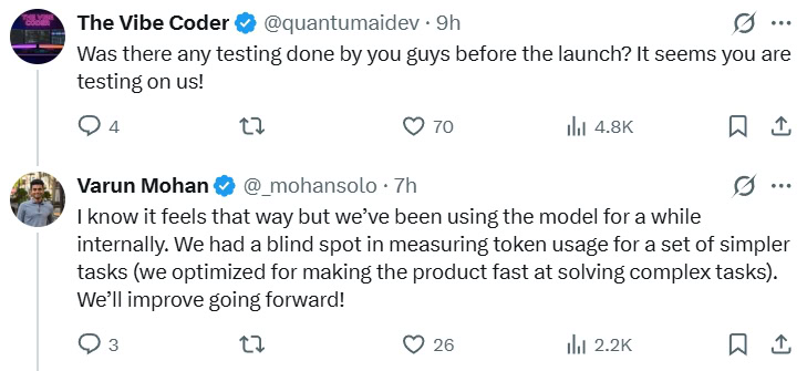 Varun Mohan on Gemini 3.5 Flash Low (2)