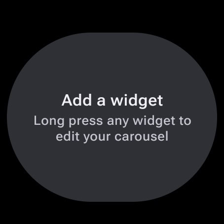 Wear OS 7 Widget 3