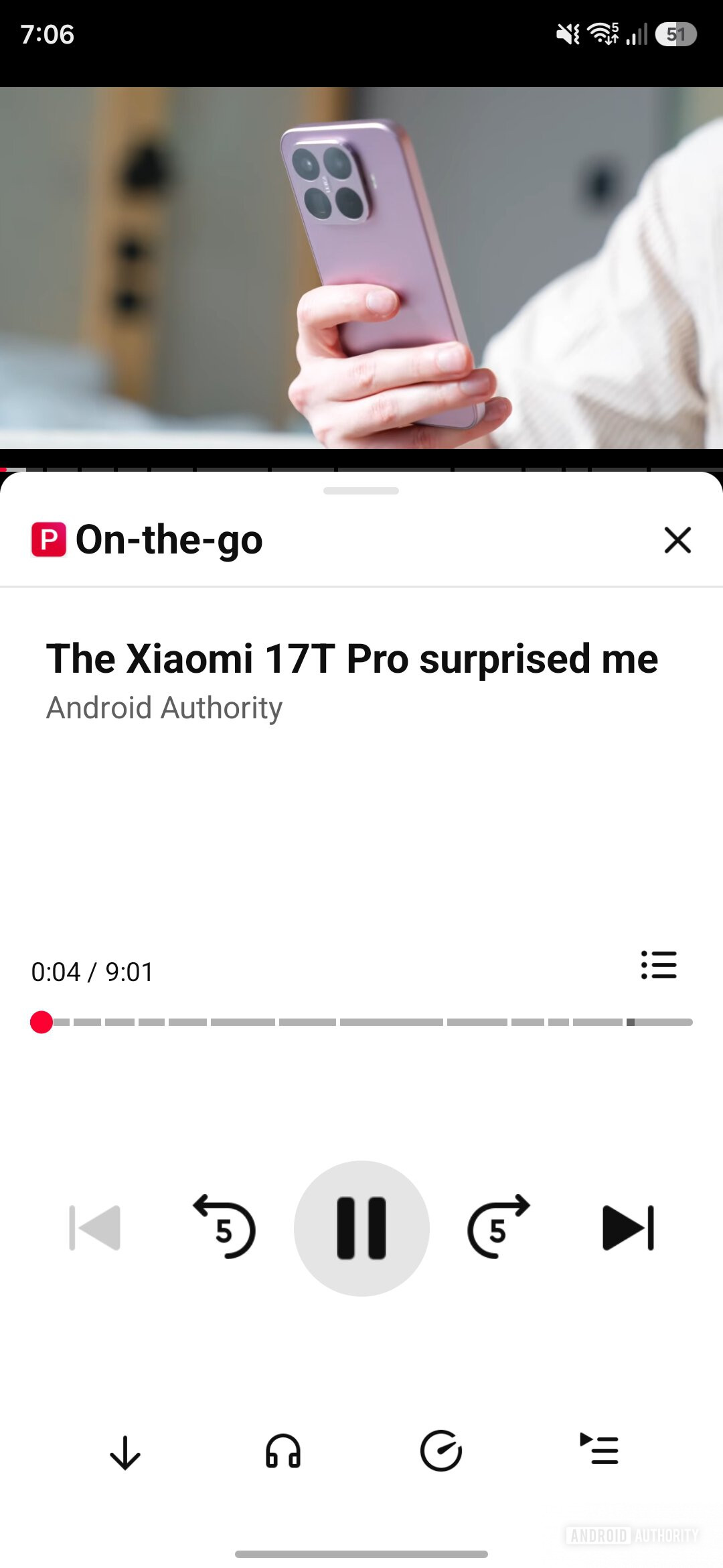YouTube Premium on the go feature