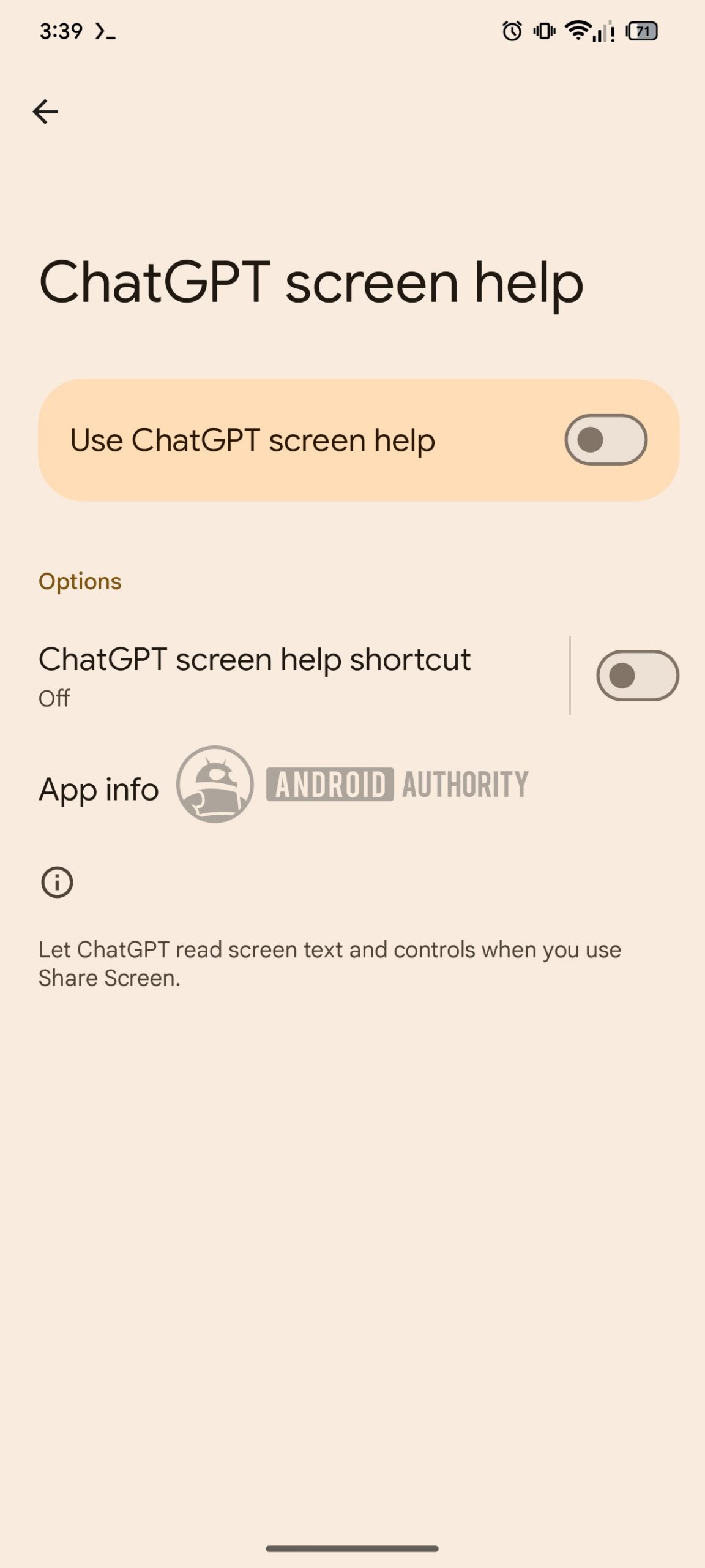 chatgpt screen sharing accessibility watermarked