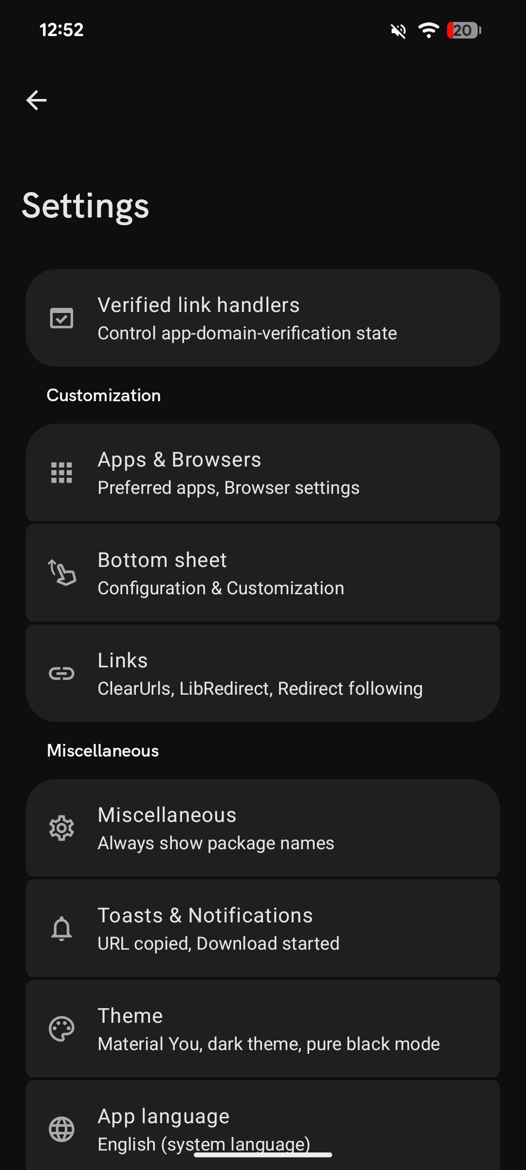 Screenshot showing how to customize LinkSheet grid layout.