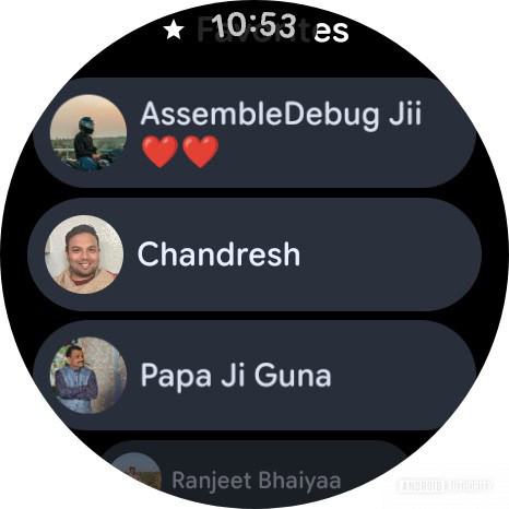 contacts favorites ui 1 old