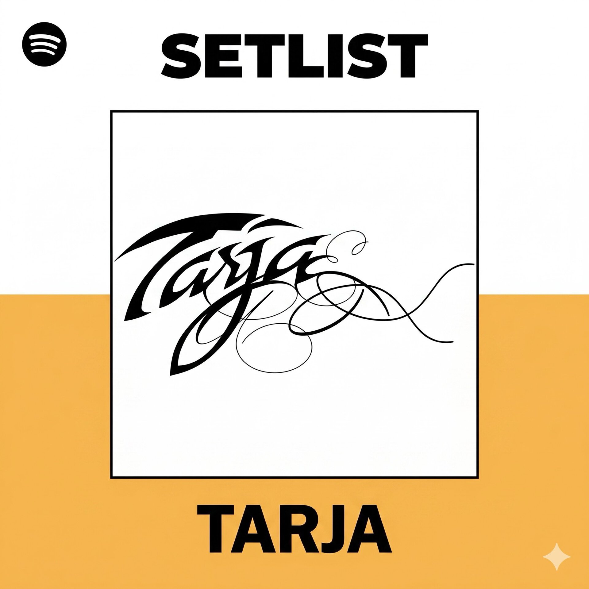 gemini generated spotify setlist tarja playlist cover