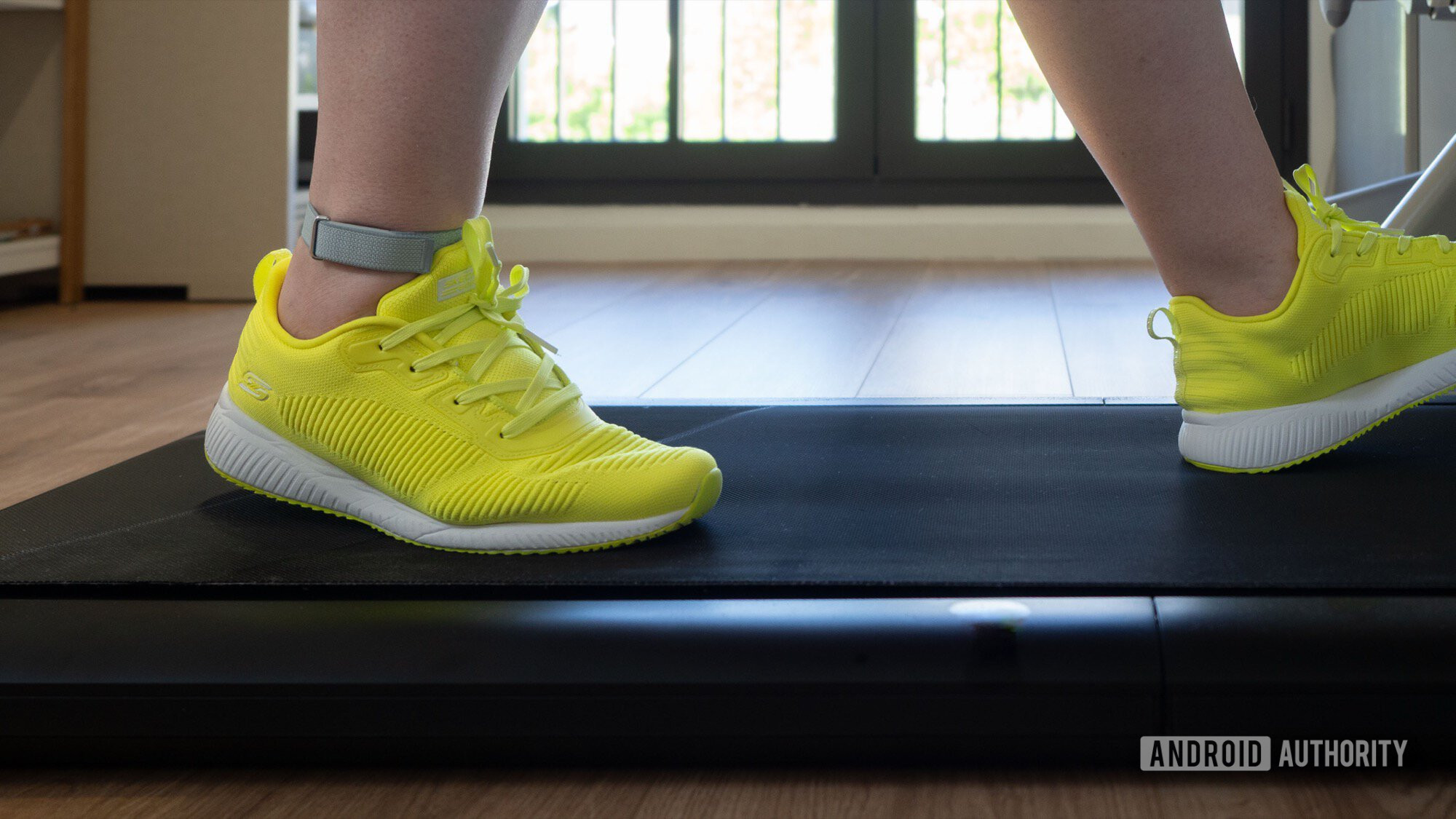 google fitbit air worn on ankle 2