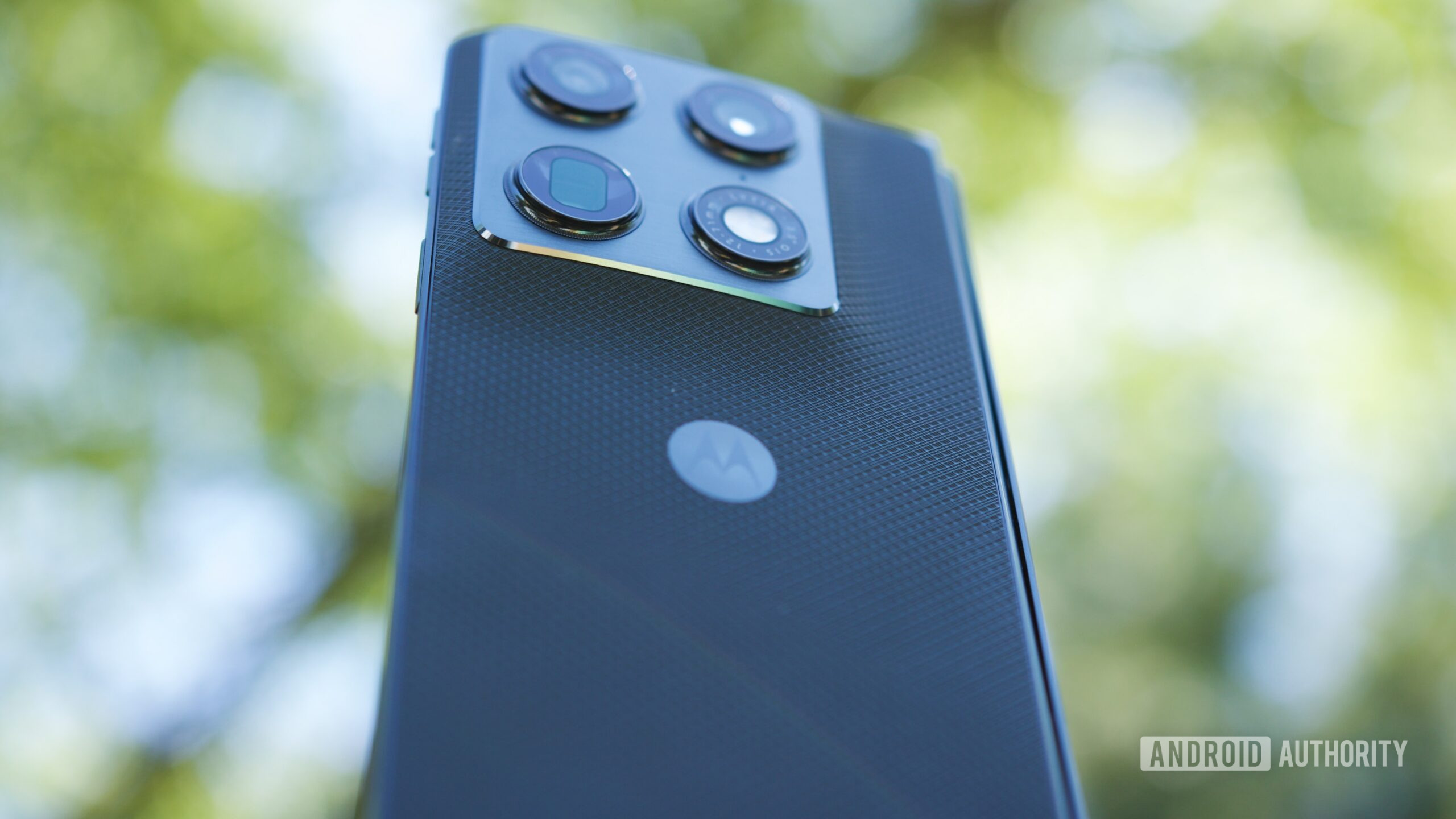motorola razr fold review back camera closeup The back of the Motorola Razr Fold.