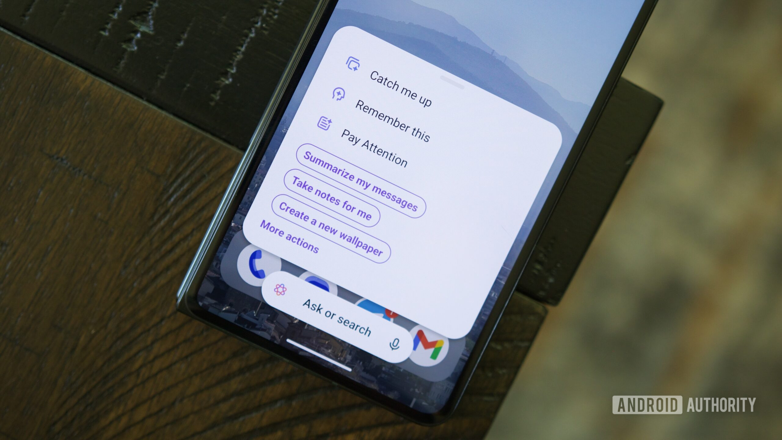 motorola razr fold review pop up Moto AI running on the Motorola Razr Fold.