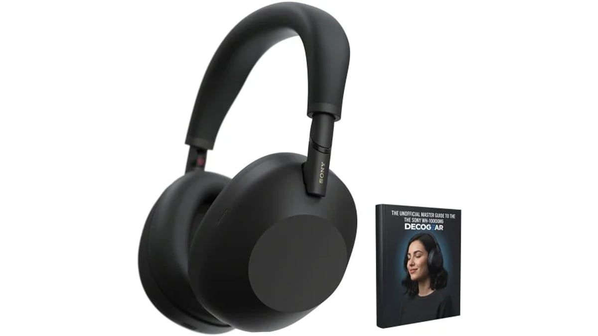 product 1779205390238 Sony WH-1000XM6 The Best Noise Canceling Wireless Headphones, HD NC Processor QN3, 12 Microphones, Adaptive NC Optimizer, Mastered by Engineers, Studio-Quality, 30-Hour Battery with Deco Guide Bundle