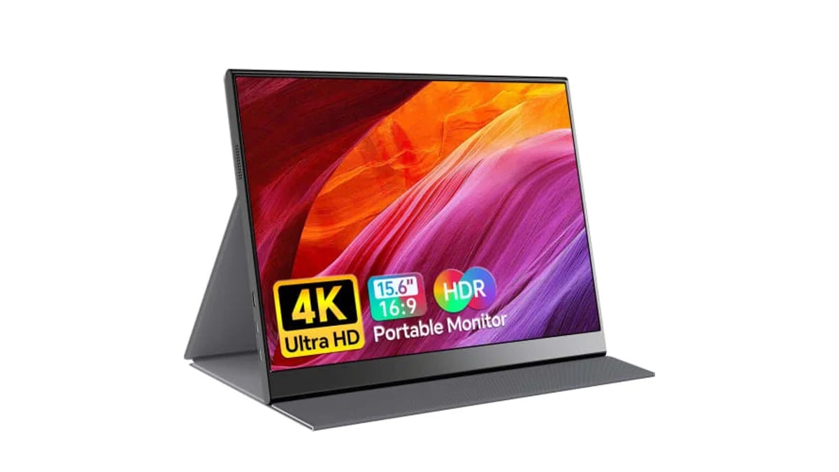 product 1779910231703 Anyuse 4K Portable Monitor 15.6" 3840x2160 UHD USB-C HDMI Laptop Monitor, 100% RGB IPS Computer Gaming Display HDR Travel Monitor w/Speakers & Smart Cover for Laptop Xbox PS5 Switch PC Phone