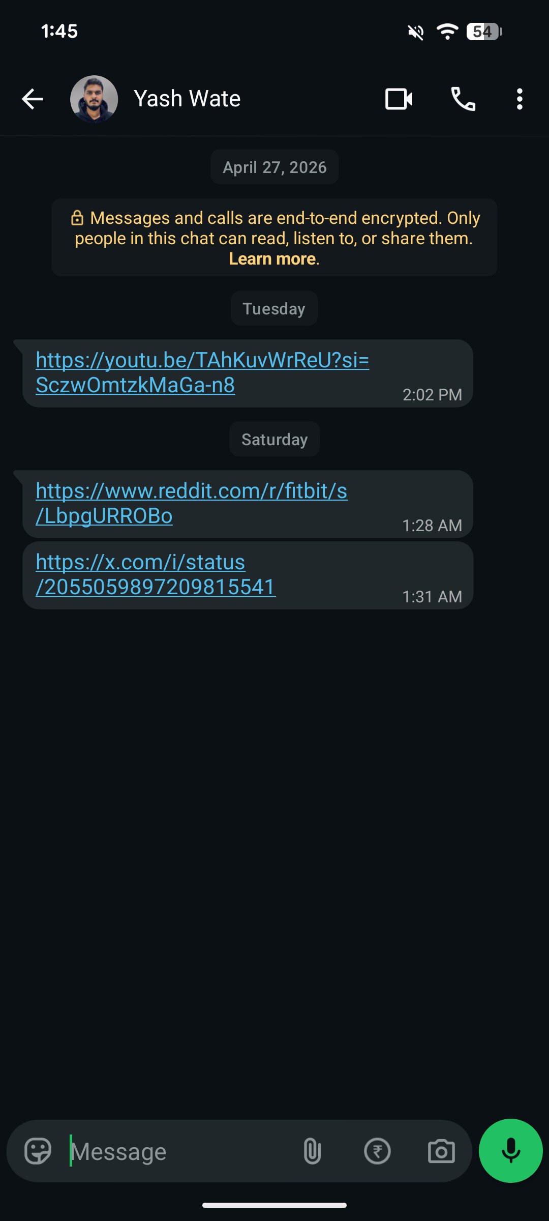 Screenshot showing how to use LinkSheet on an Android phone.
