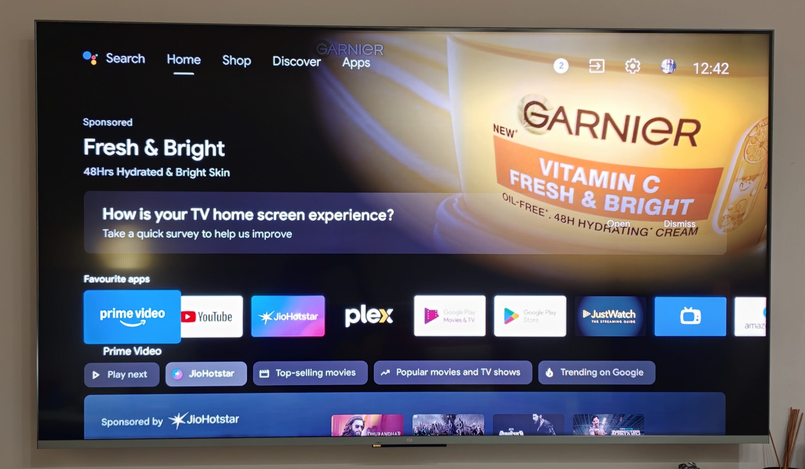 Ads on Google TV