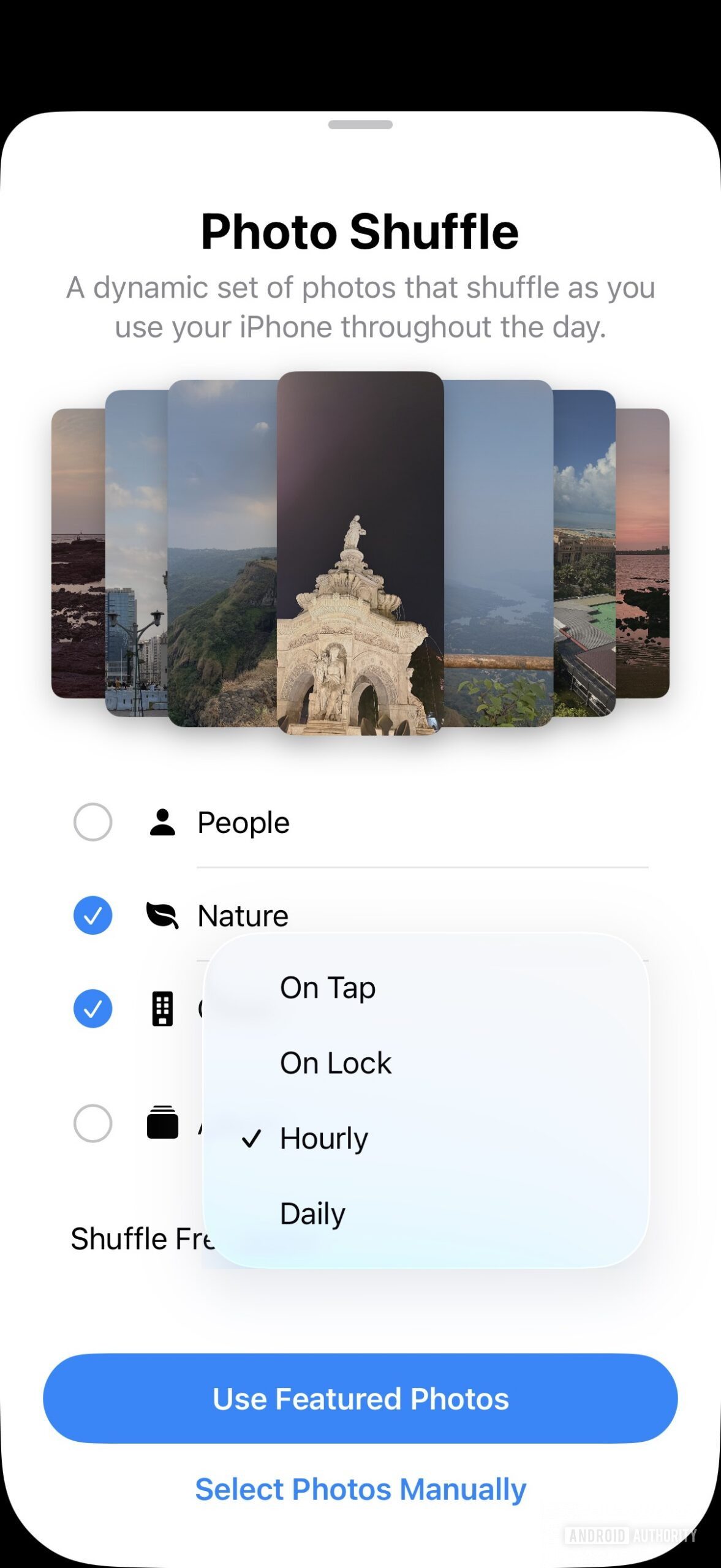 Apple iOS - Photo Shuffle