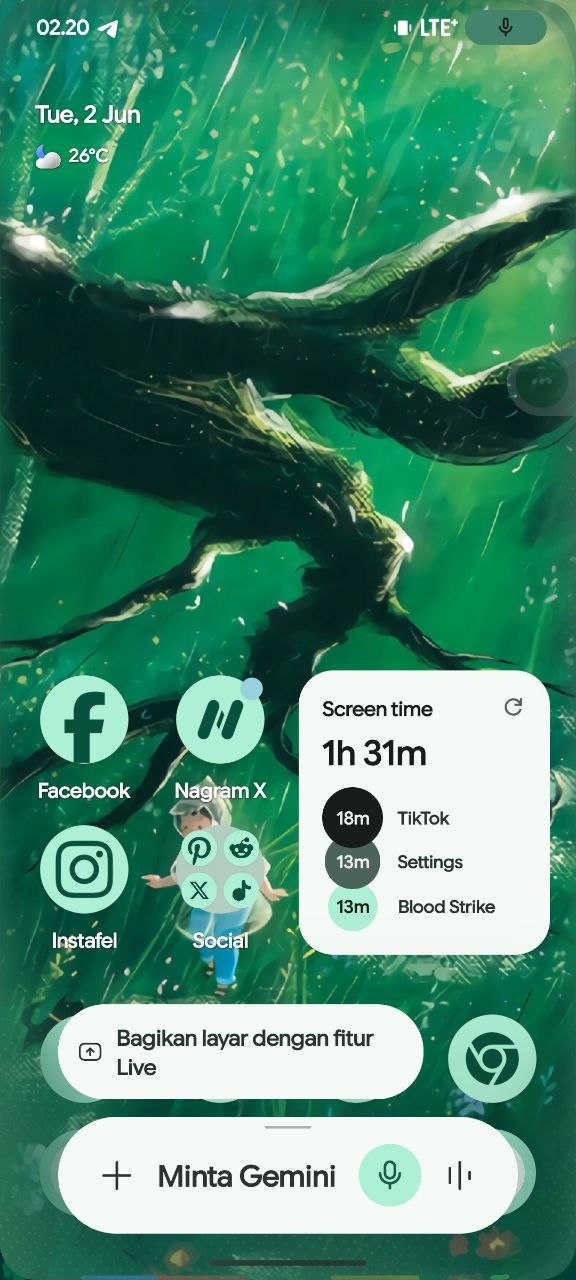 Gemini Material 3 overlay 2