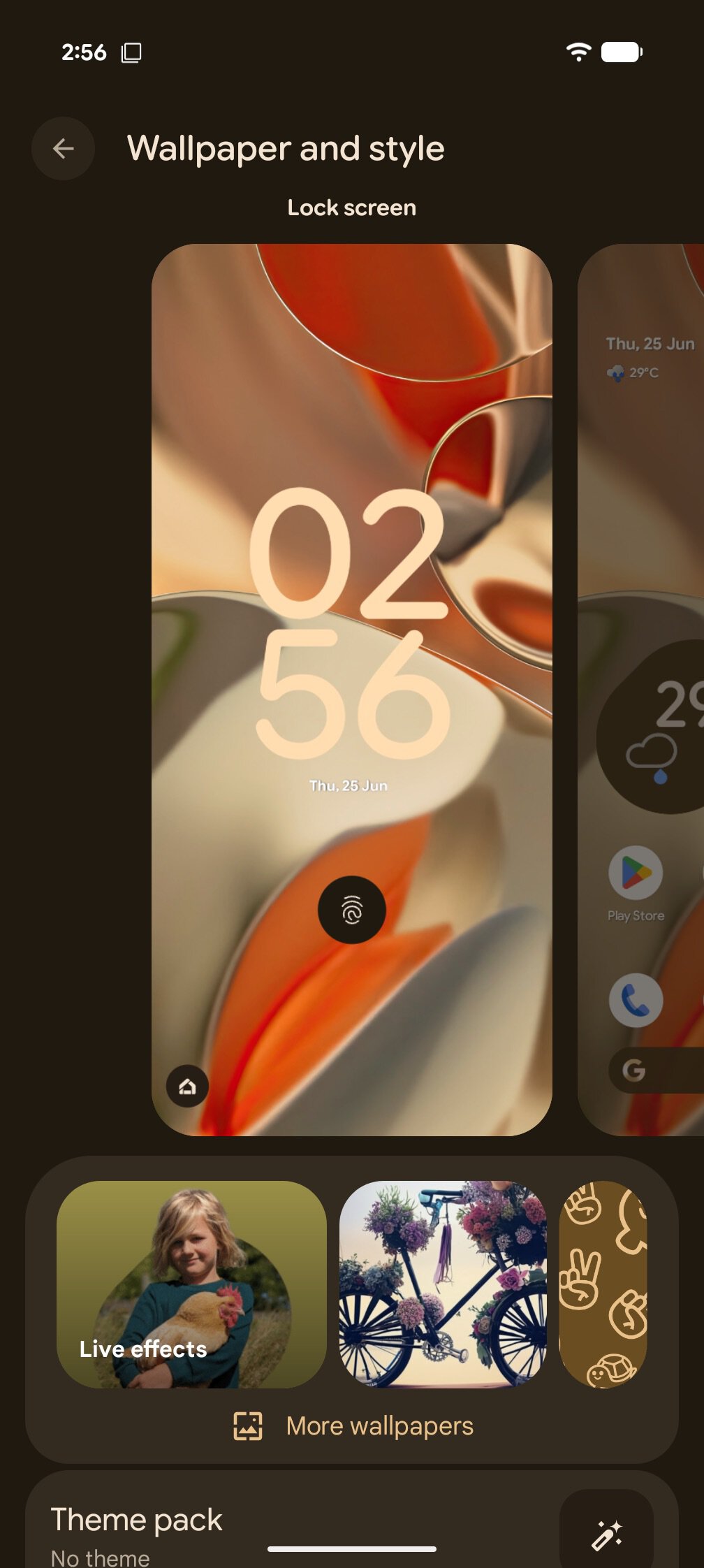 Google Pixel How to shuffle wallpapers in a Collection 1