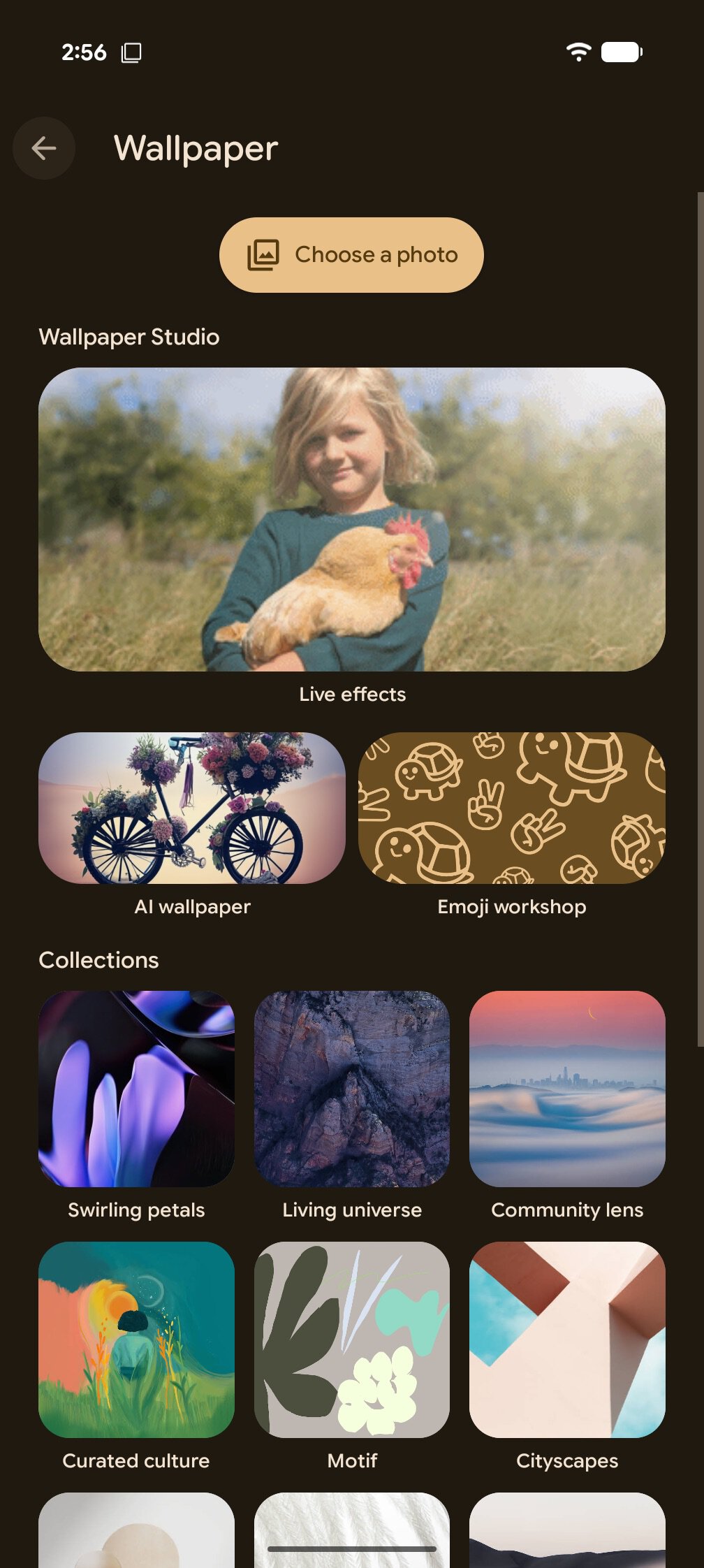 Google Pixel How to shuffle wallpapers in a Collection 2