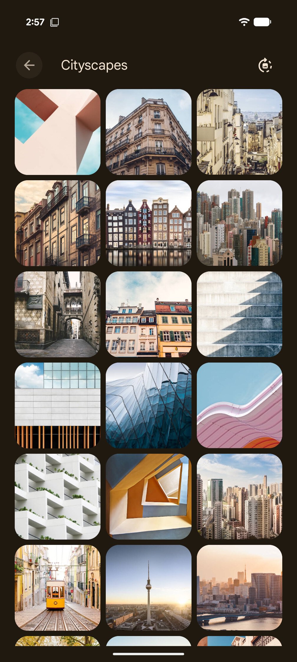 Google Pixel How to shuffle wallpapers in a Collection 3