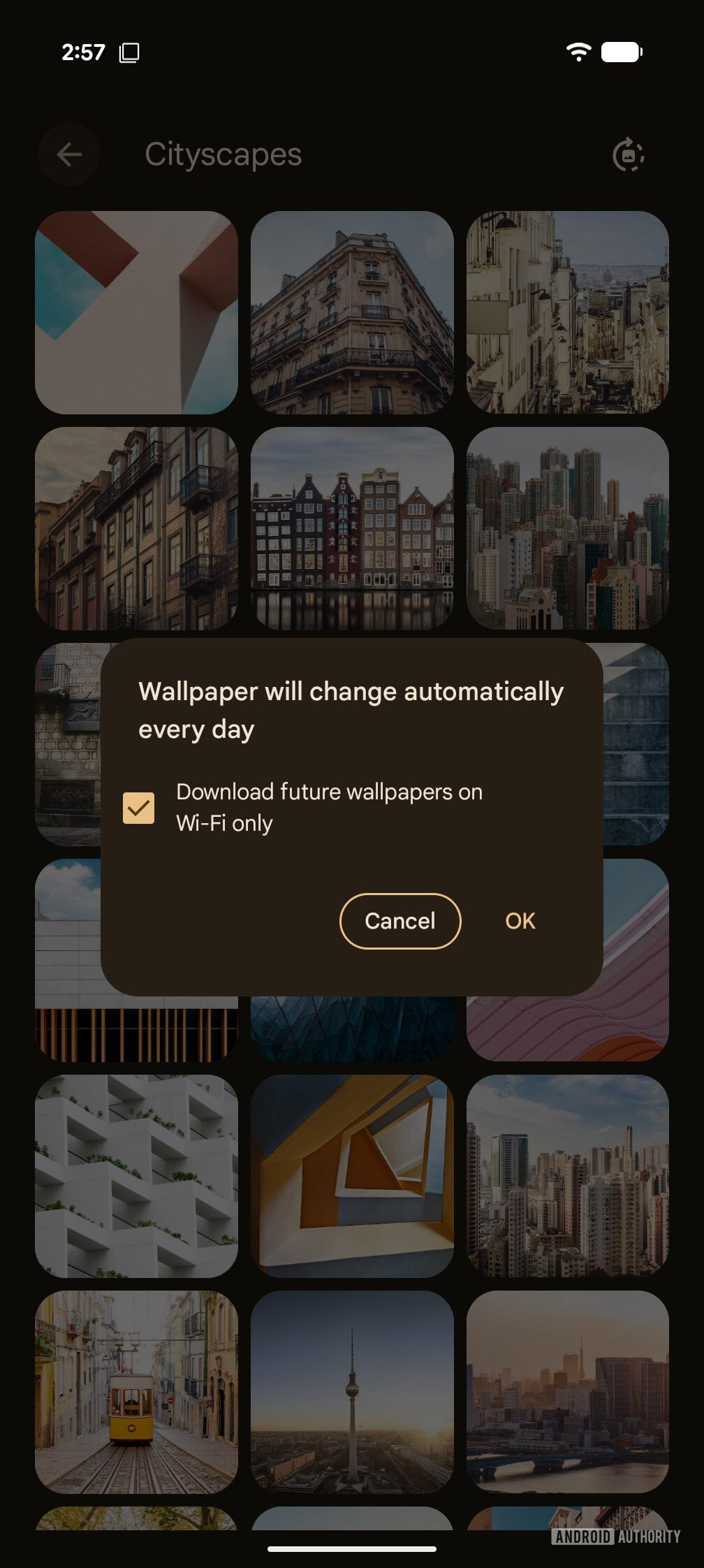 Google Pixel How to shuffle wallpapers in a Collection 4