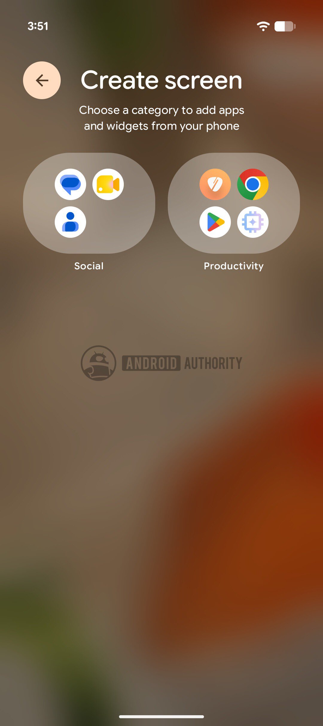 Google Pixel home screen organizer 3