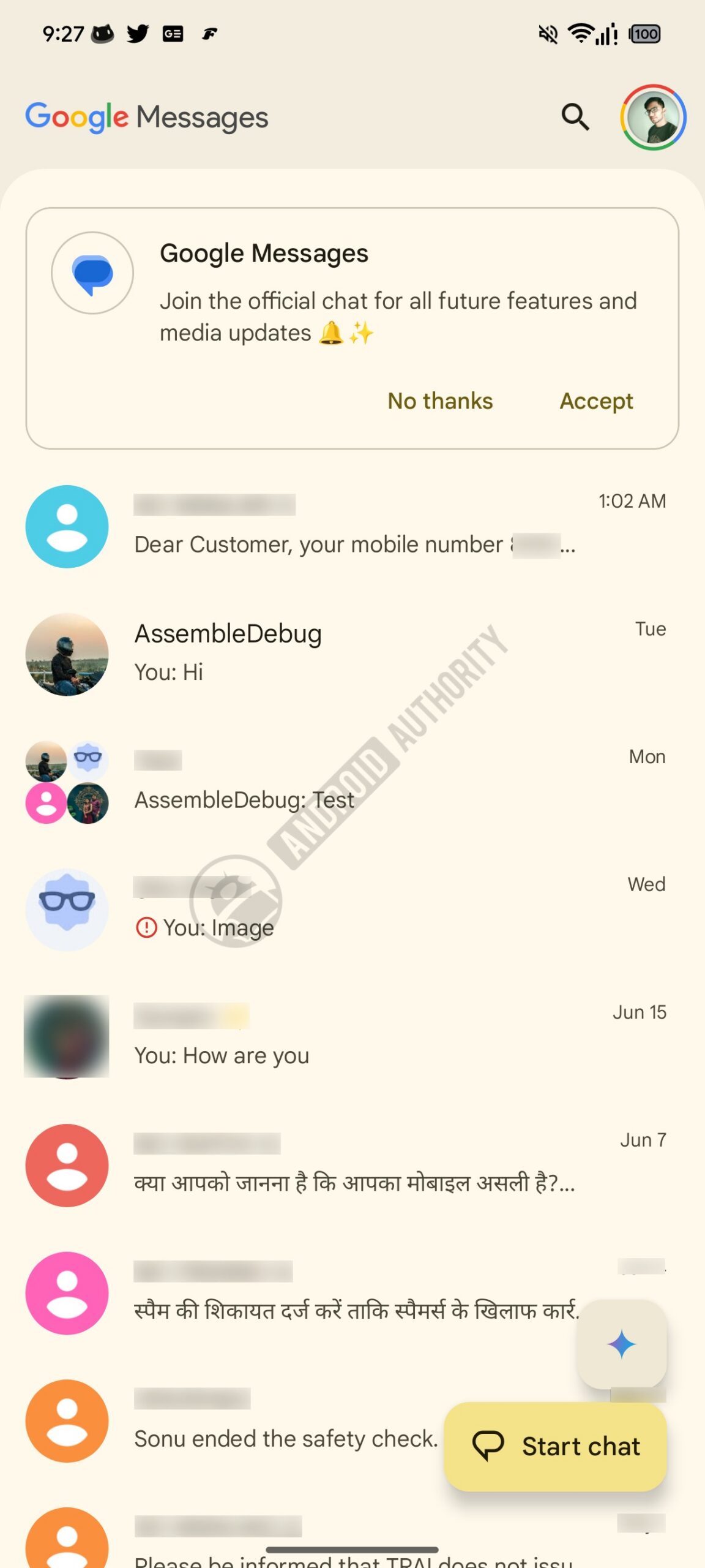 Google mesages official chat watermarked