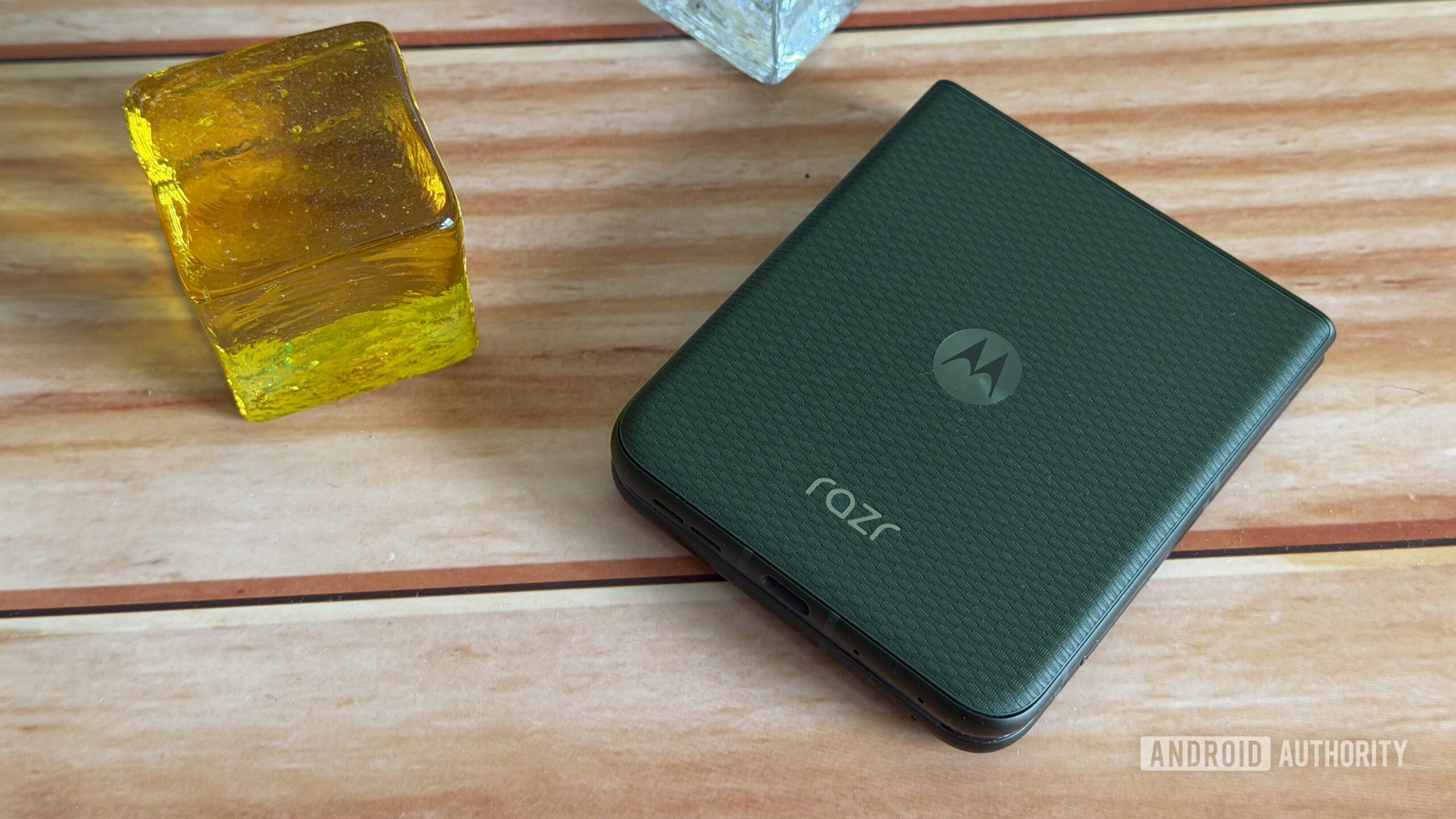 Motorola Razr Plus 2026 yellow block