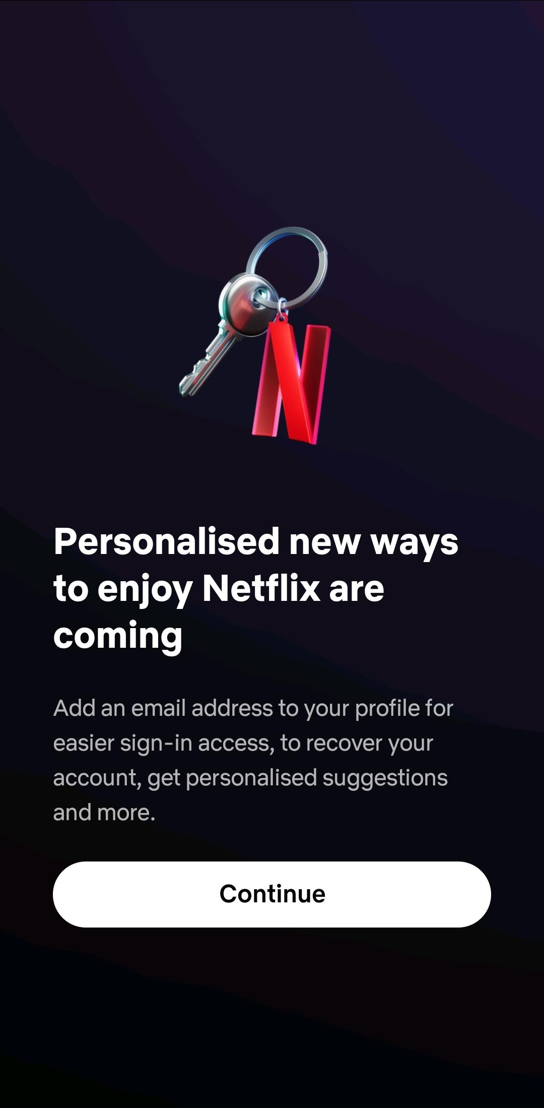Netflix account emails