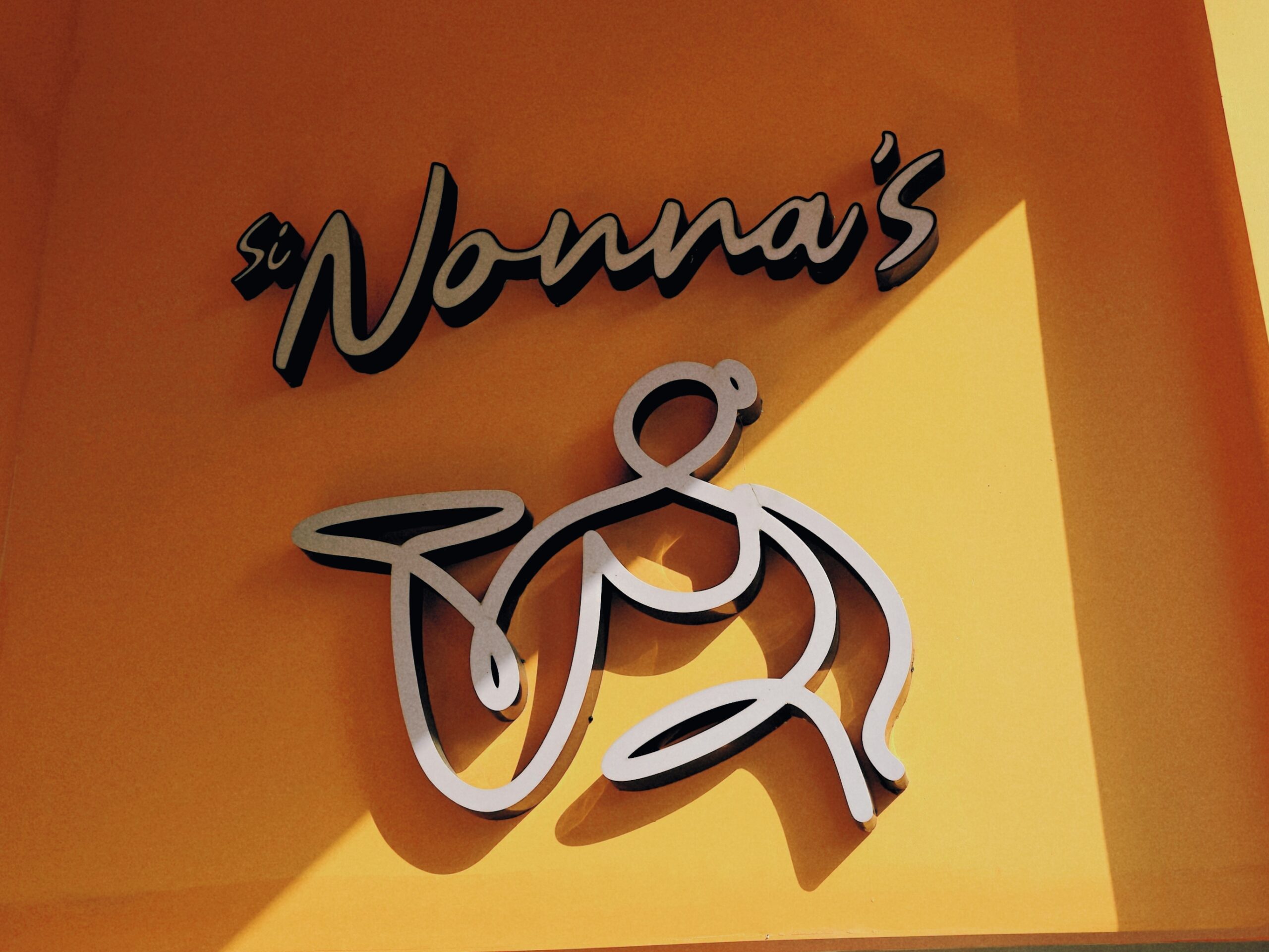 Nonnas sign board shot at 35mm on vivo X300 Ultra