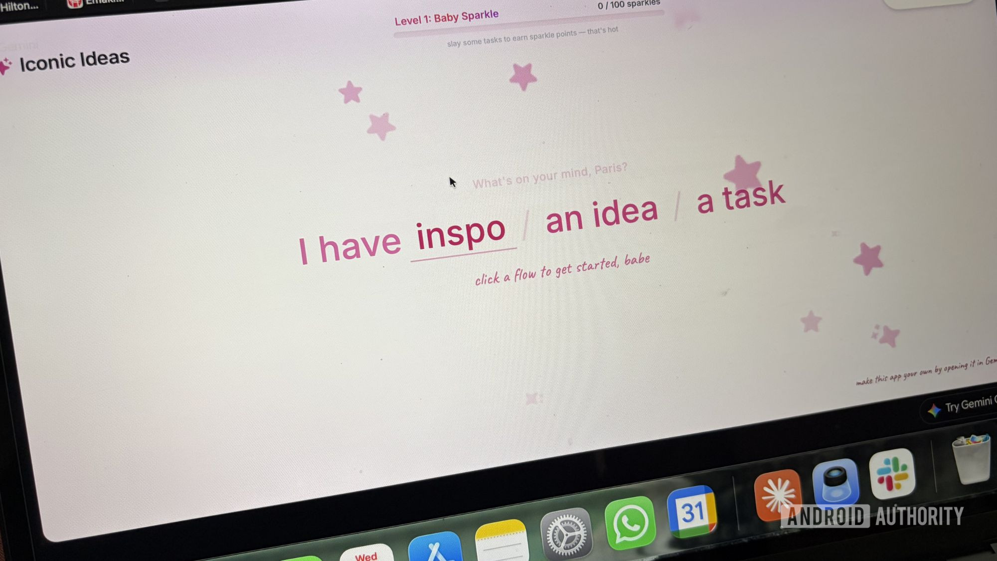 Gemini Canvas helped Paris Hilton turn an idea int