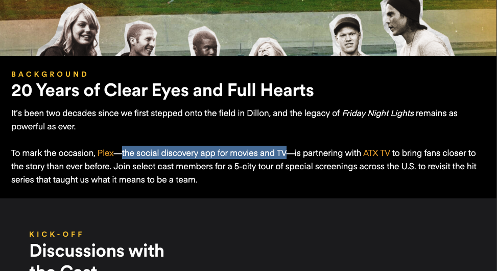Plex social discovery app Plex social discovery app