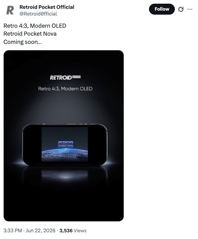 Retroid Pocket Nova teaser