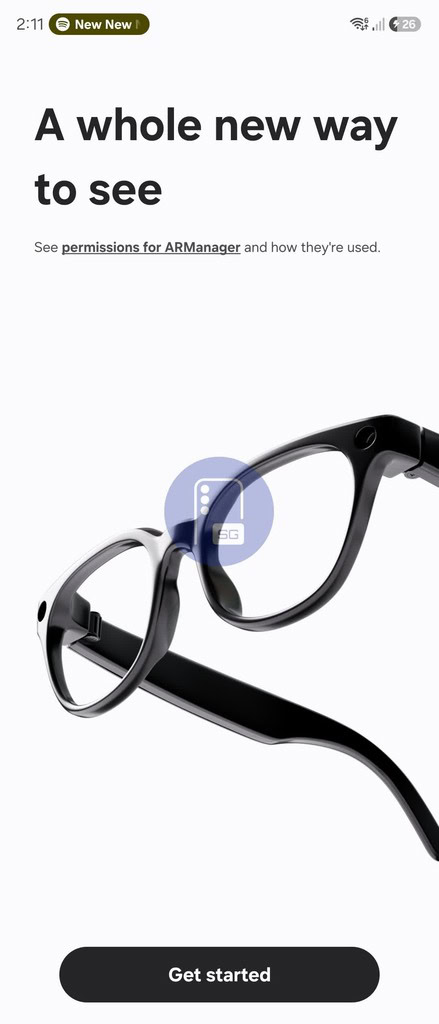Samsung Galaxy Glasses manager app 4