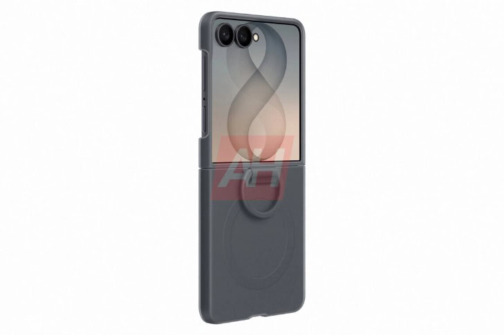 Samsung Galaxy Z Flip 8 grey ring case Android Headlines 1