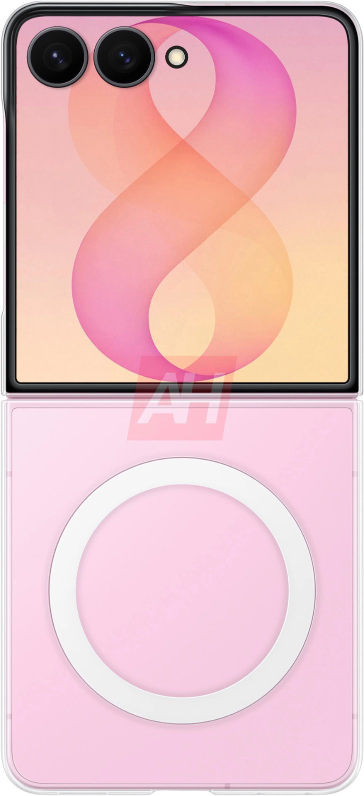 Samsung Galaxy Z Flip 8 pink magnet case Android Headlines 1