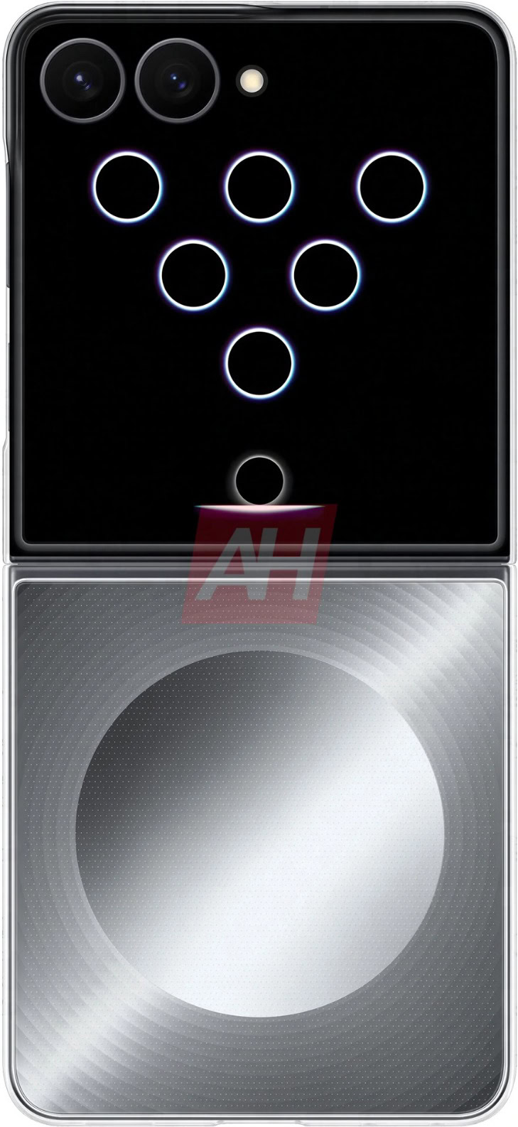 Samsung Galaxy Z Flip 8 silver case Android Headlines 2