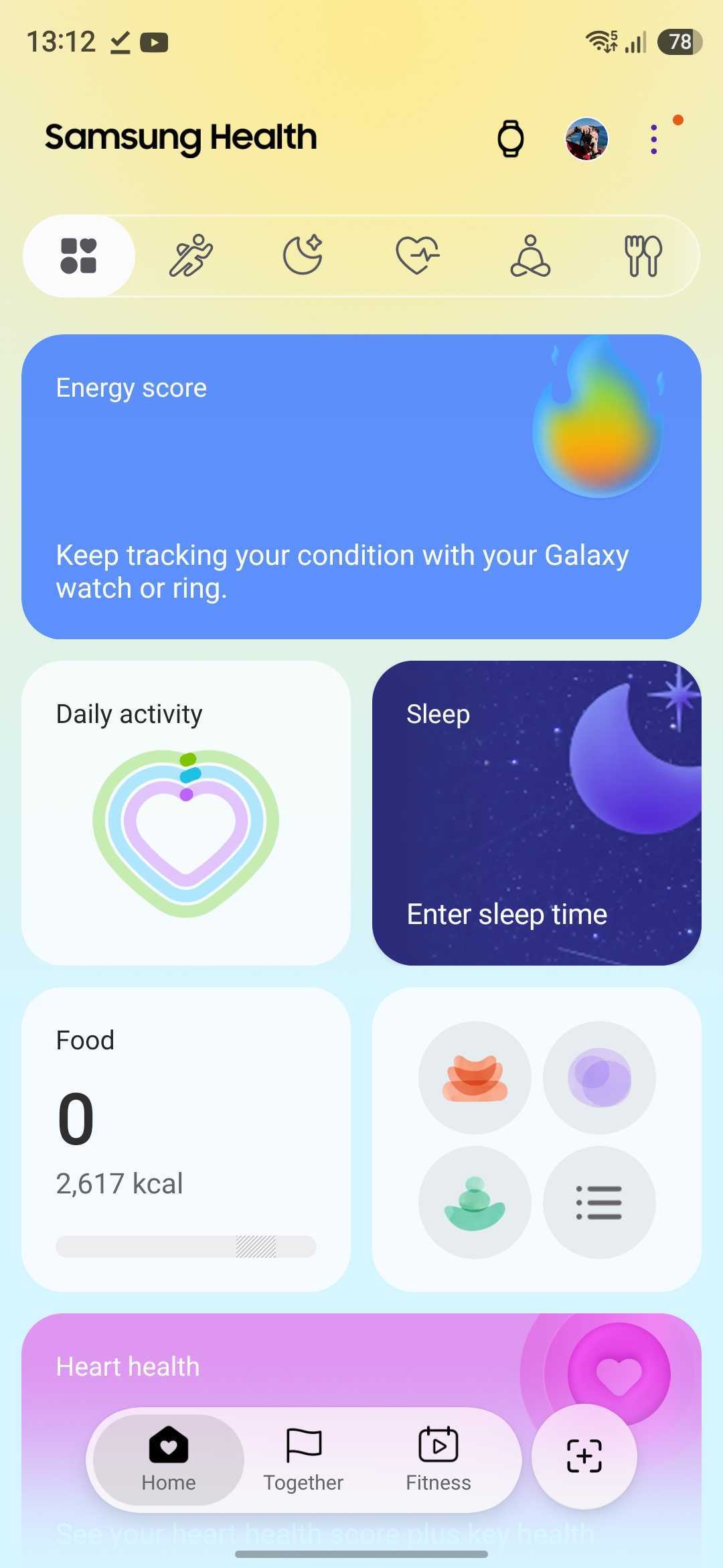 Samsung Health app revamp 5