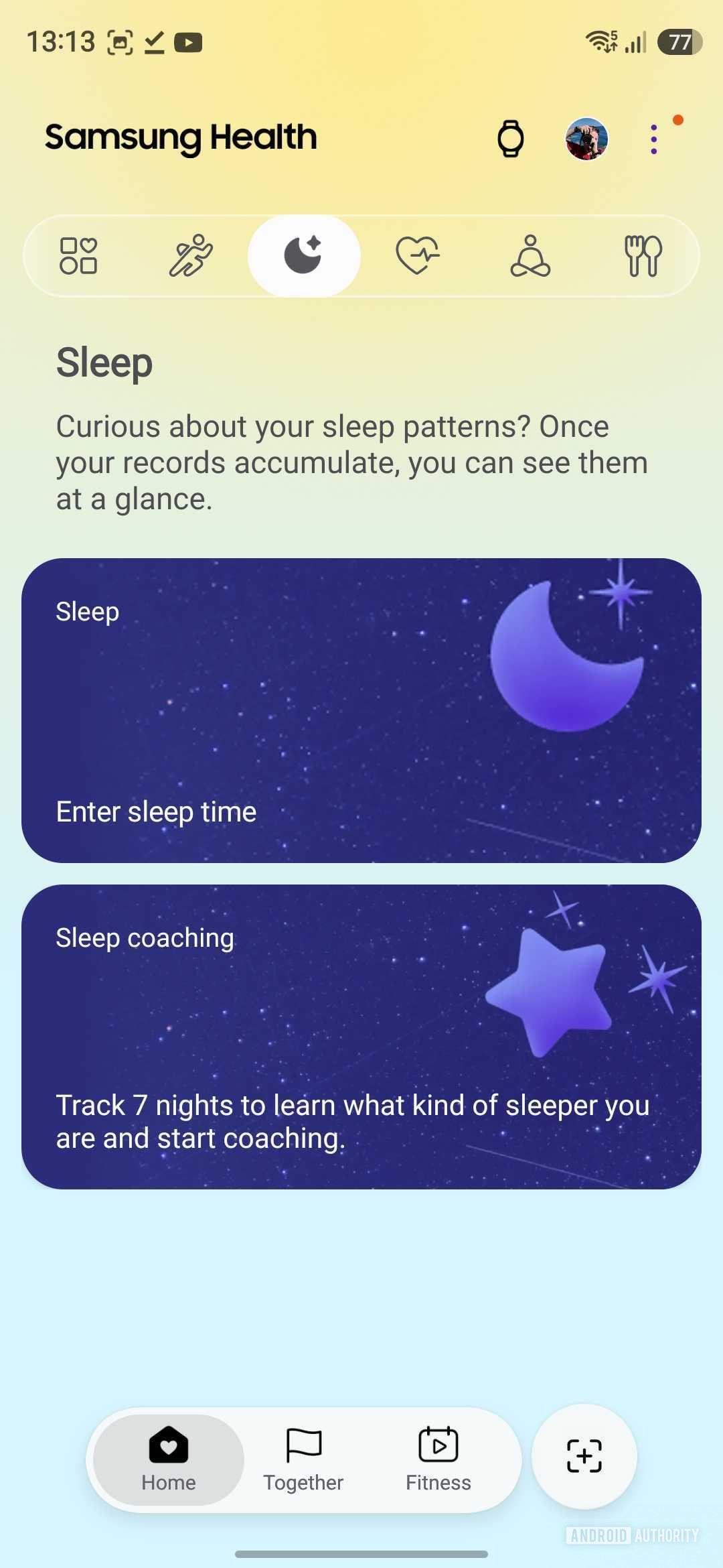 Samsung Health app revamp