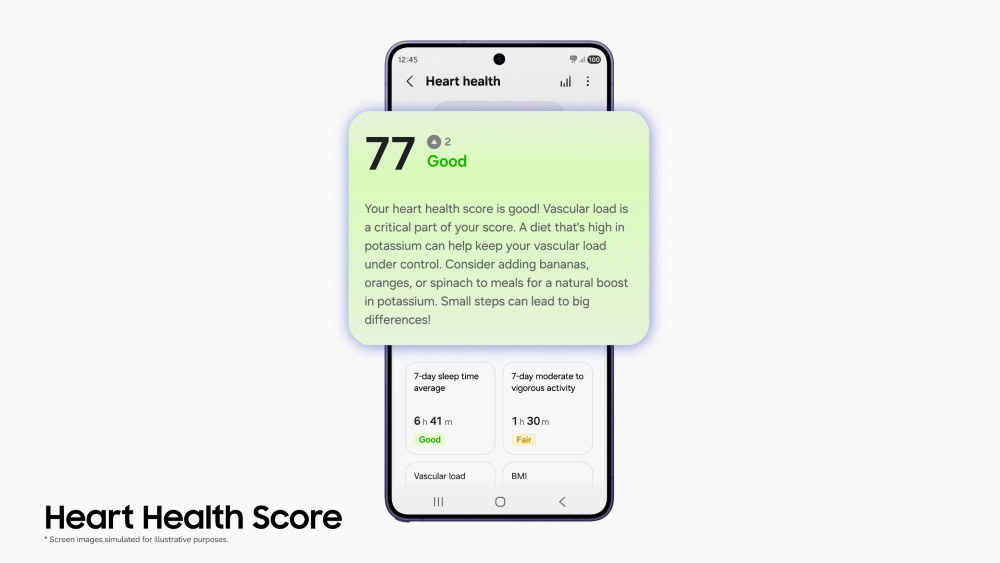 Samsung Mobile Next Gen Galaxy Watch AI Powered Health Companion health score