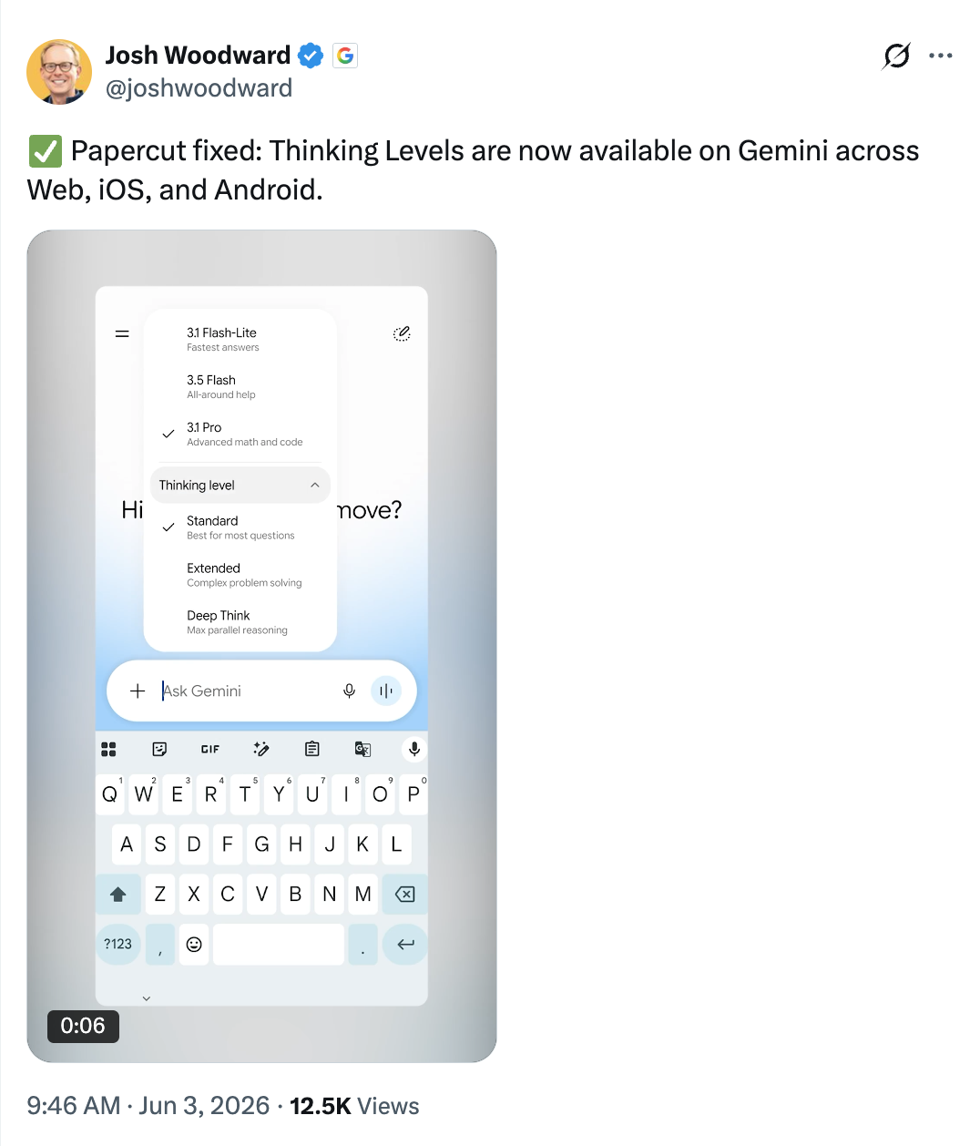 Gemini Extended Thinking