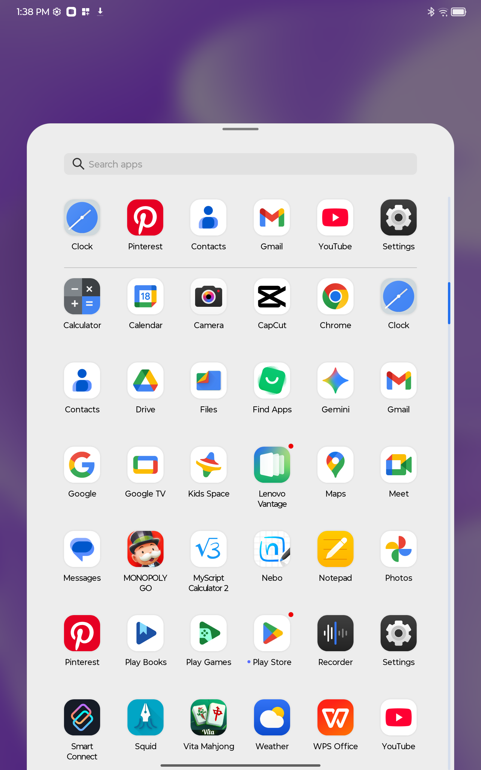 Lenovo Idea Tab Plus review image showing a screenshot of ZUI
